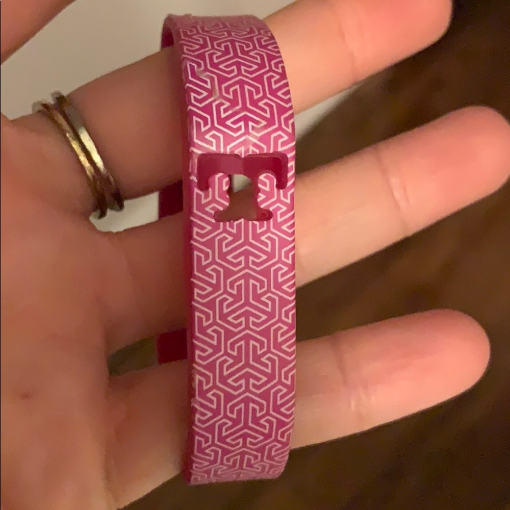 Tory Burch Fitbit bracelet pink